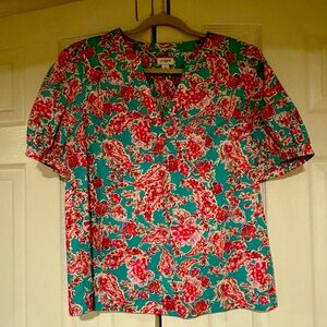 Cotton short sleeve shirt jcrew factory